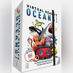 Kids VR & AR STEM Oceans Discovery Gift Set DK Book VR Science Goggles LAST ONE!
